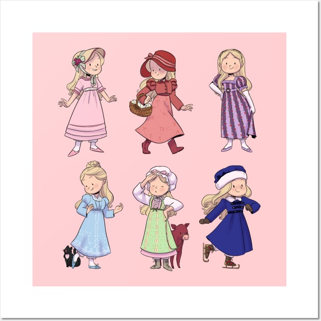 Caroline Abbott - American Girl Wall Art by LaurenS